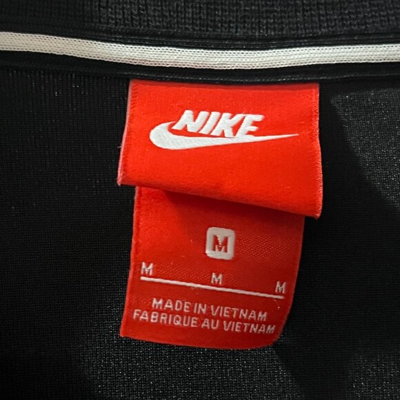 Nike Black Velour Track Sports Zip Up Jacket Womens Athleisure Streetwear Medium - Picture 3 of 9